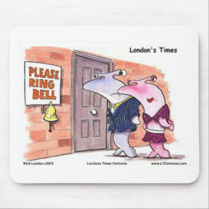 Mousepad Hammerhead Sharks @ Door Funny Gifts Tees Etc