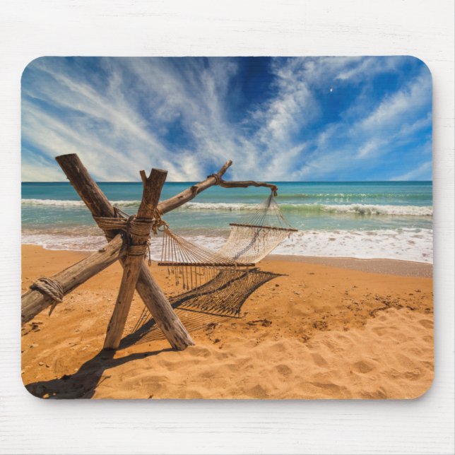 Mousepad Hammock em uma estância de Verão tropical | (Frente)