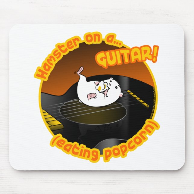 Mousepad Hamster da guitarra (Frente)