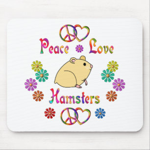 MOUSEPAD HAMSTER DO AMOR DA PAZ