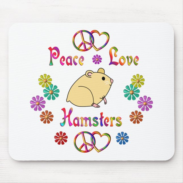 MOUSEPAD HAMSTER DO AMOR DA PAZ (Frente)