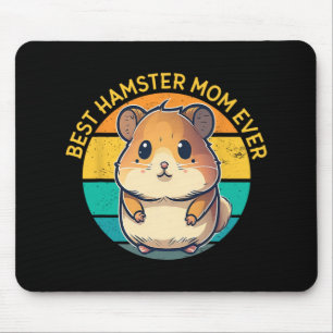 Mousepad Hamster Mãe Sempre Engraçado Hamster Mãe Dia de as