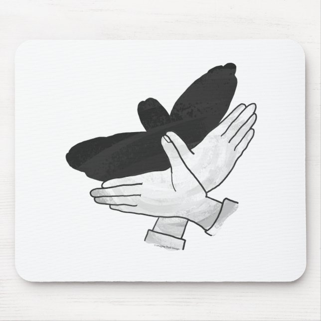 Mousepad Hand Silhouette Eagle (Frente)