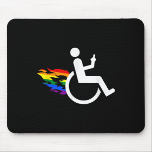 Mousepad Handicap Engraçado Deficiente Lésbica Amputada Lgb