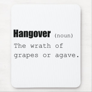 Mousepad Hangover Definição Engraçado