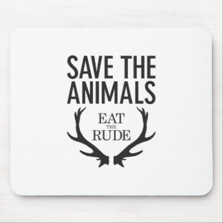 Mousepad Hannibal Lecter - coma o rude (salvar os animais)