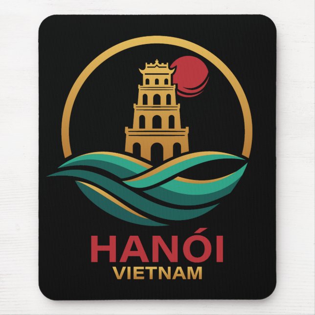 Mousepad Hanoi Vietnam Southeast Asia (Frente)