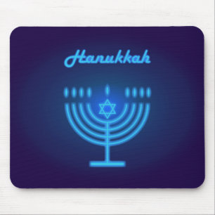 Mousepad Hanukkah Menorah lança decoração do Festival