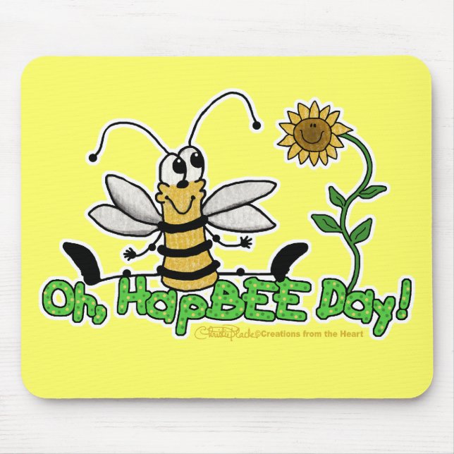 Mousepad HapBee Day (Frente)