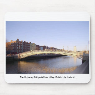 Mousepad Ha'penny Bridge Dublin City Irlanda