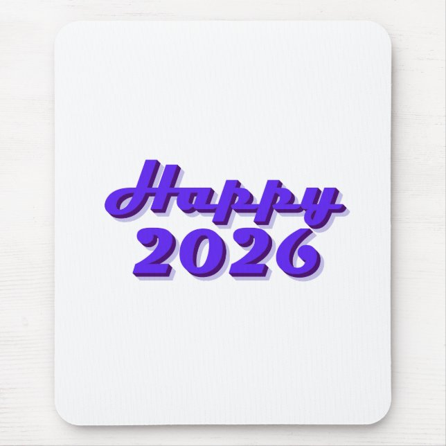 Mousepad Happy 2026 (Frente)
