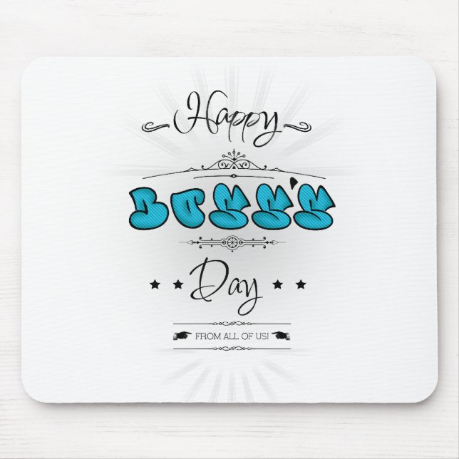 Mousepad Happy Boss's Day (Frente)