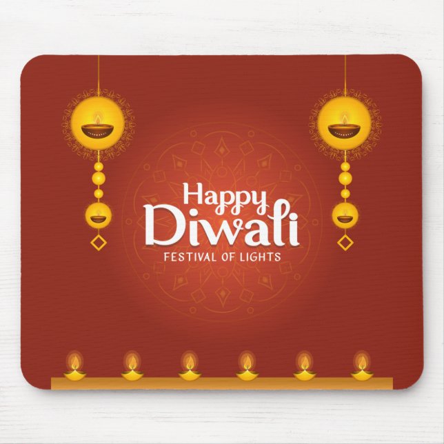 Mousepad Happy Diwali (Frente)