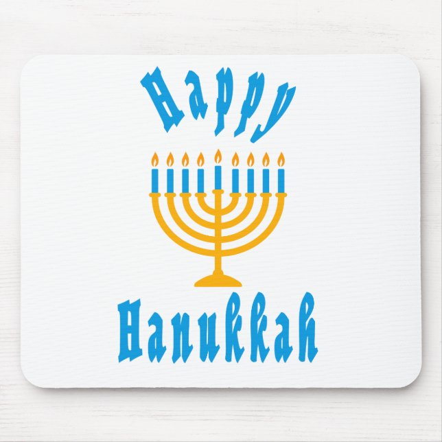 Mousepad Happy Hanukkah (Frente)