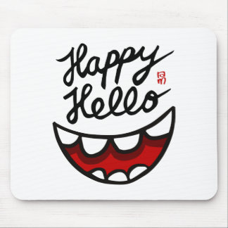 Mousepad Happy Hello BIG Smile