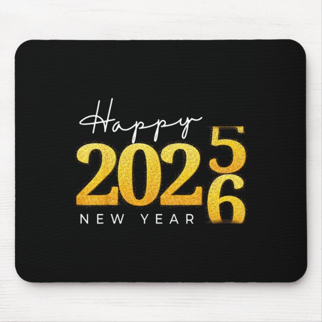 Mousepad Happy New Year 2026 New Year's Eve Countdown Party (Frente)