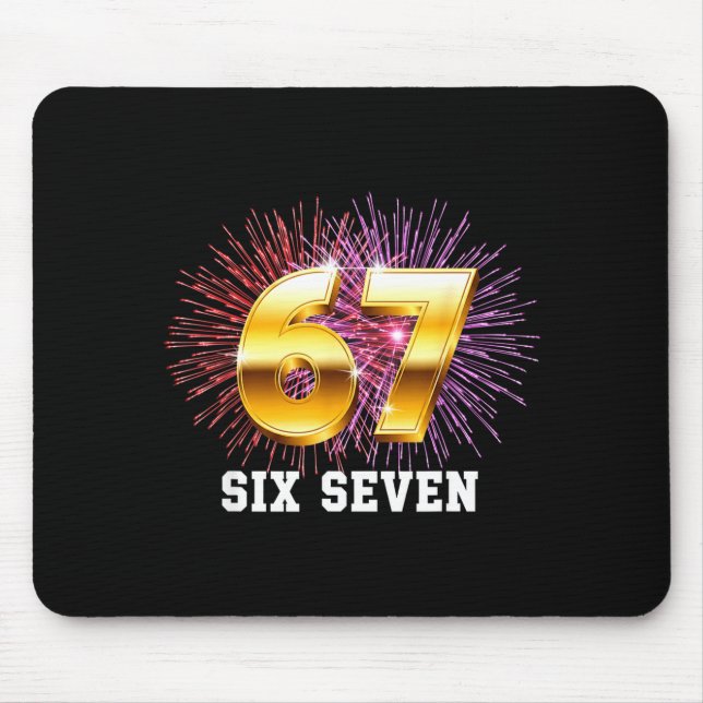 Mousepad Happy New Year 2026 New Year's Eve Party 67 Six Se (Frente)