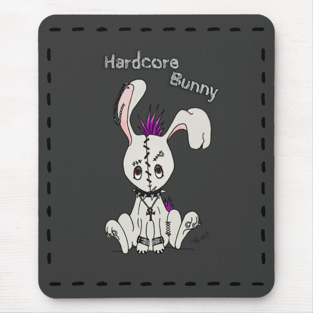 Mousepad Hardcore Bunny (Frente)