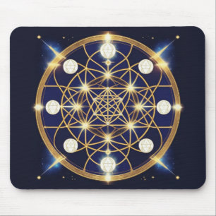 Mousepad Harmonia Celestial – A Luz Dentro da Grade