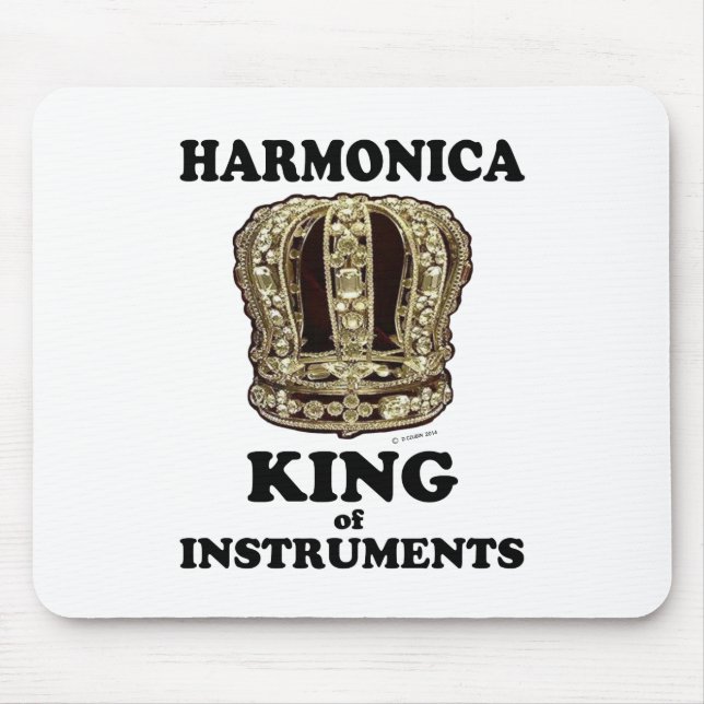 Mousepad Harmônica King of Instruments (Frente)