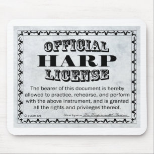 Mousepad Harp License