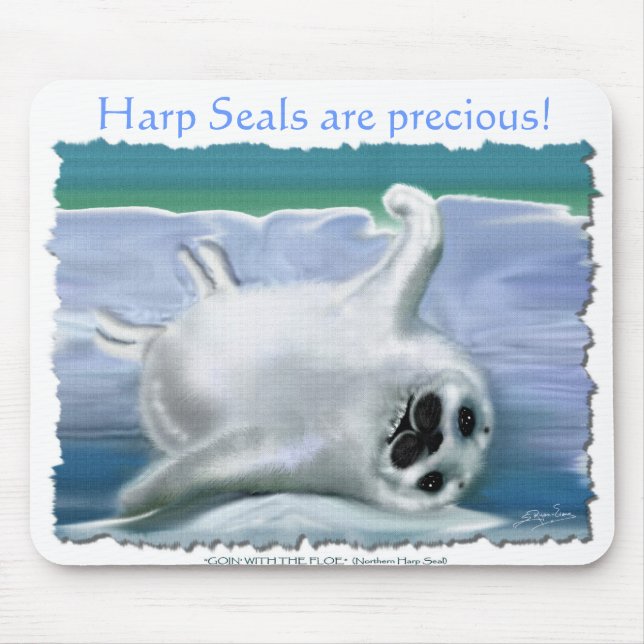 MOUSEPAD HARP SEAL BABY (Frente)