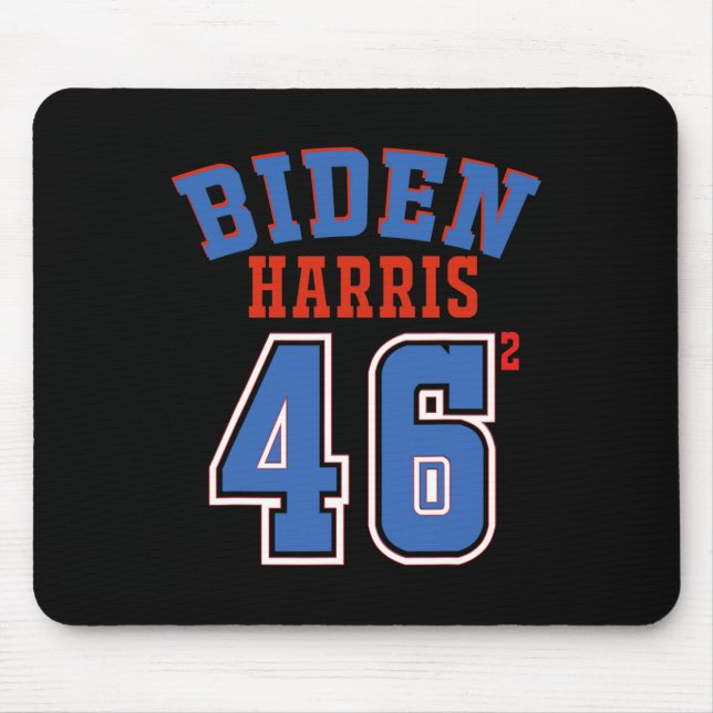 Mousepad Harris 46 ao quadrado Joe Biden 46º Presidente dos (Frente)