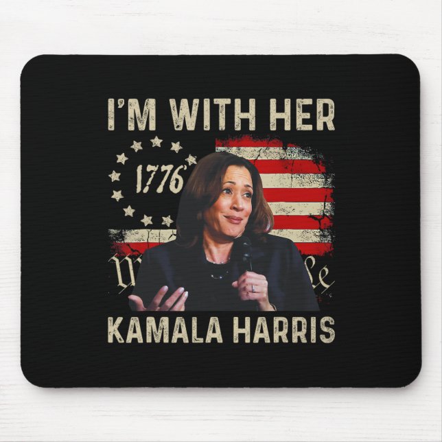 Mousepad Harris Nós somos as Pessoas que estou com a bandei (Frente)