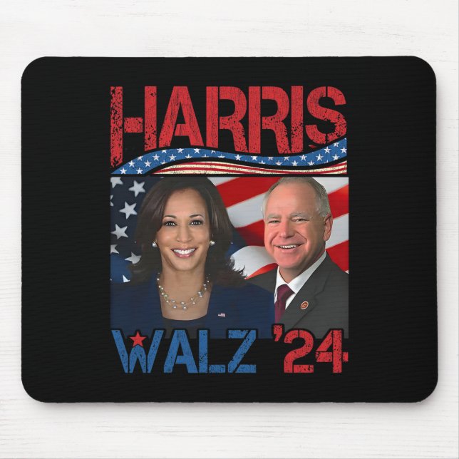 Mousepad Harris Tim Walz Waltz 3 (Frente)