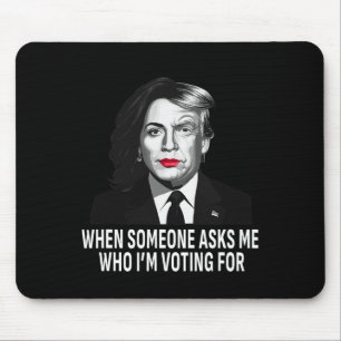 Mousepad Harris Vs Donald Trump Engraçado Memória Eleitoral