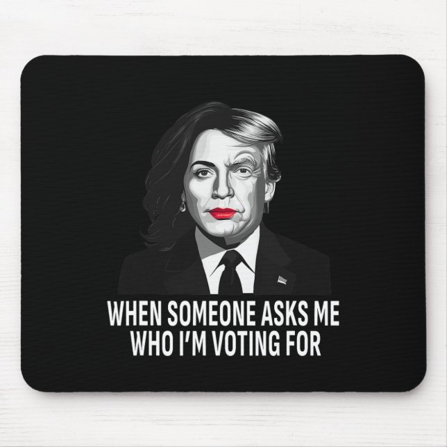 Mousepad Harris Vs Donald Trump Engraçado Memória Eleitoral (Frente)