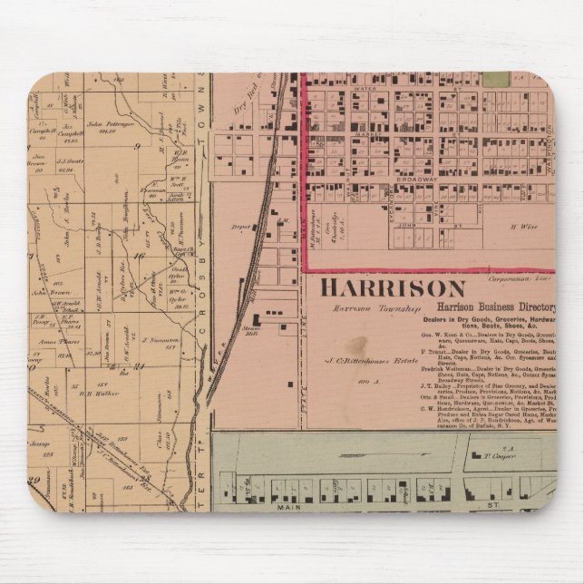 Mousepad Harrison Township, Ohio (Frente)