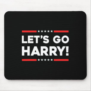 Mousepad Harry B Engraçado Kamala Harris Tim W 2024 Vamos L