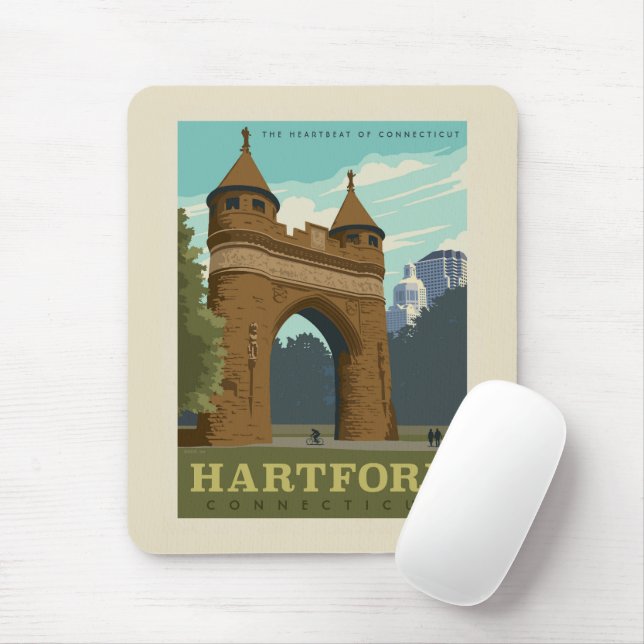Mousepad Hartford, CT (Com mouse)
