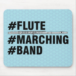 Mousepad Hashtags de Banda de Marcha Fluta
