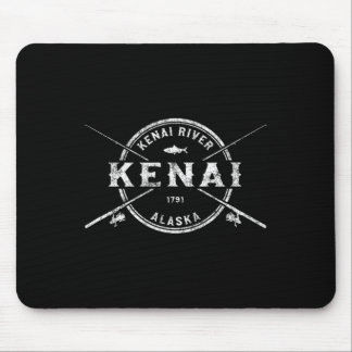 Mousepad Hastes de Pesca Cruzadas Vintage Kenai Ak