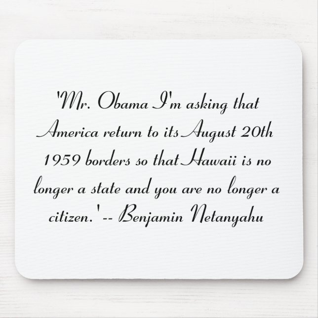 Mousepad Havaí já não um estado (Frente)