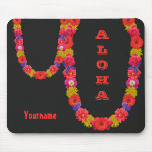 Mousepad havaiano do costume dos leus