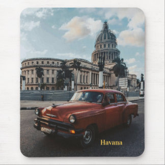 Mousepad Havana Cuba Carro Clássico Antigo