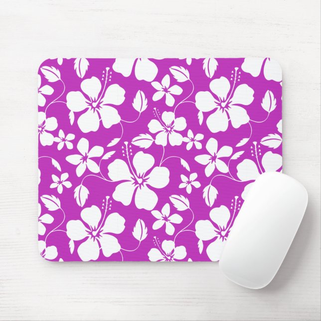 MOUSEPAD HAWAIIAN HULA (HIBISCUS) BERRY (Com mouse)