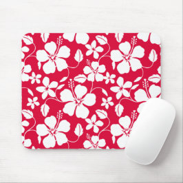MOUSEPAD HAWAIIAN HULA (HIBISCUS) RED