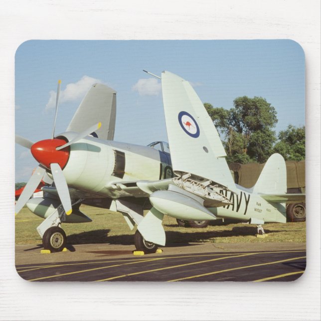Mousepad Hawker Sea Fury na CAF, ala de Minnesota, no (Frente)