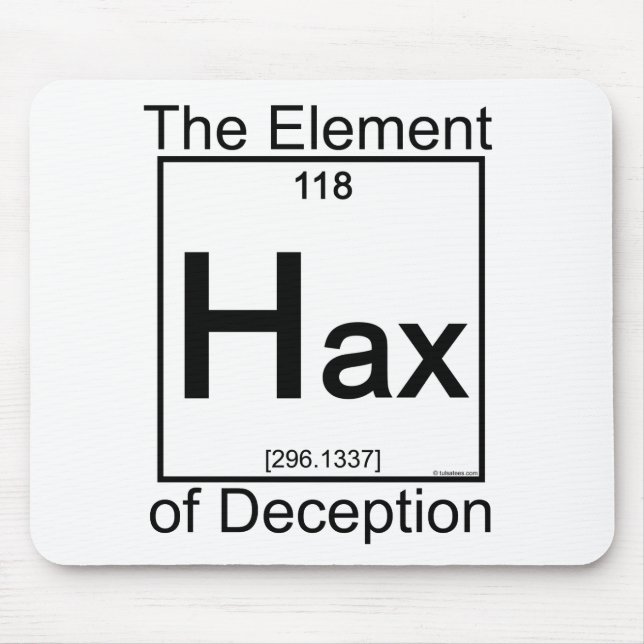 Mousepad HAX de Elemento (Frente)