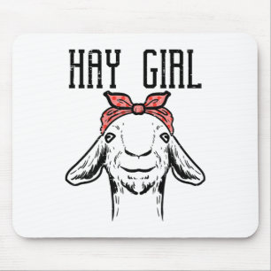 Mousepad Hay Girl Gosta De Fazendas Engraçadas Meninas De A