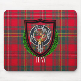 Mousepad Hay Scottish Clan Tartan & Crest