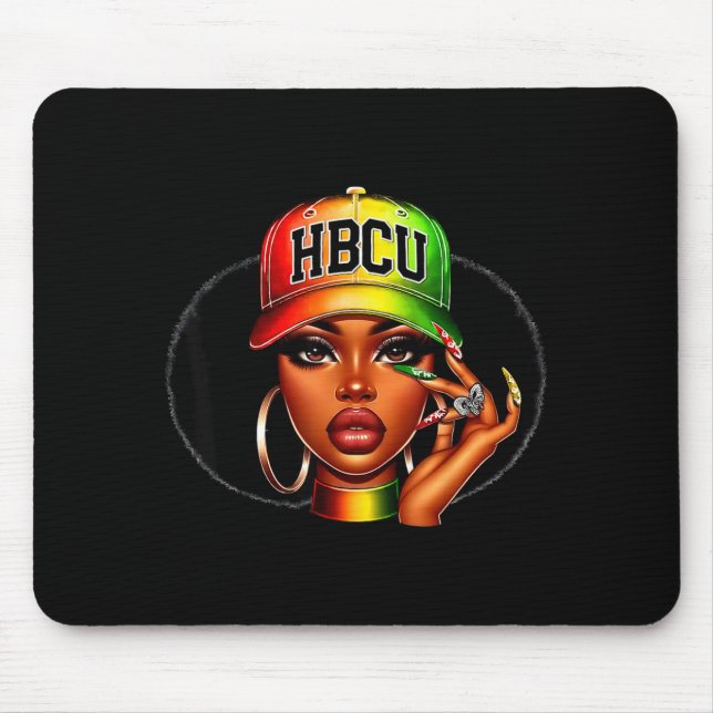 Mousepad Hbcu Melanin Afro Black Women African Black Histor (Frente)