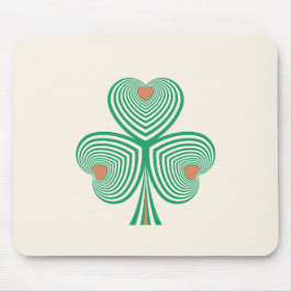 Mousepad Heart Clover