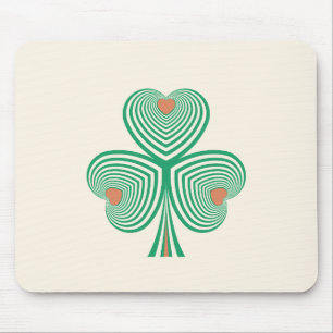 Mousepad Heart Clover