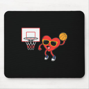 Mousepad Heart Dunk Basball Player Dia de os namorados Love
