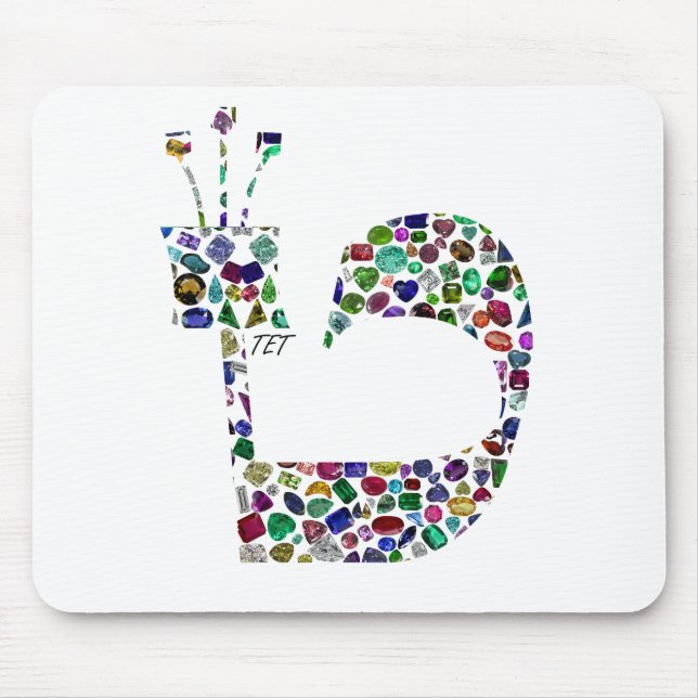 Mousepad Hebraico - Letra 'TET' feita com Ouros (Frente)